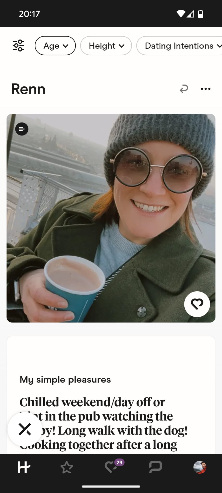 Bumble Profile